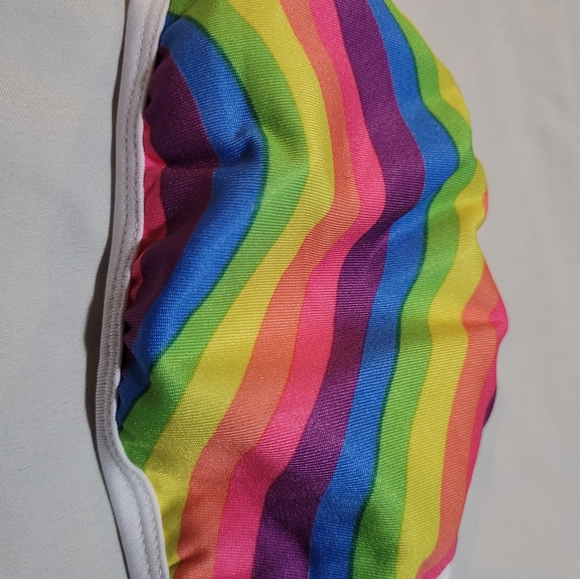 Rainbow Adult Size Face Mask Graphic Design Soft Lined Teen Protection Virus - Picture 10 of 13